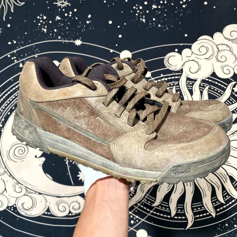 Patagonia Hog Tie Sneaker Men's 12 Brown Suede Leather Walking Running Hiking